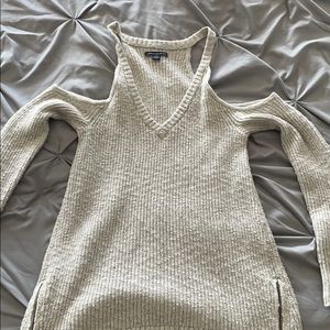 American Eagle Cold Shoulder Sweater